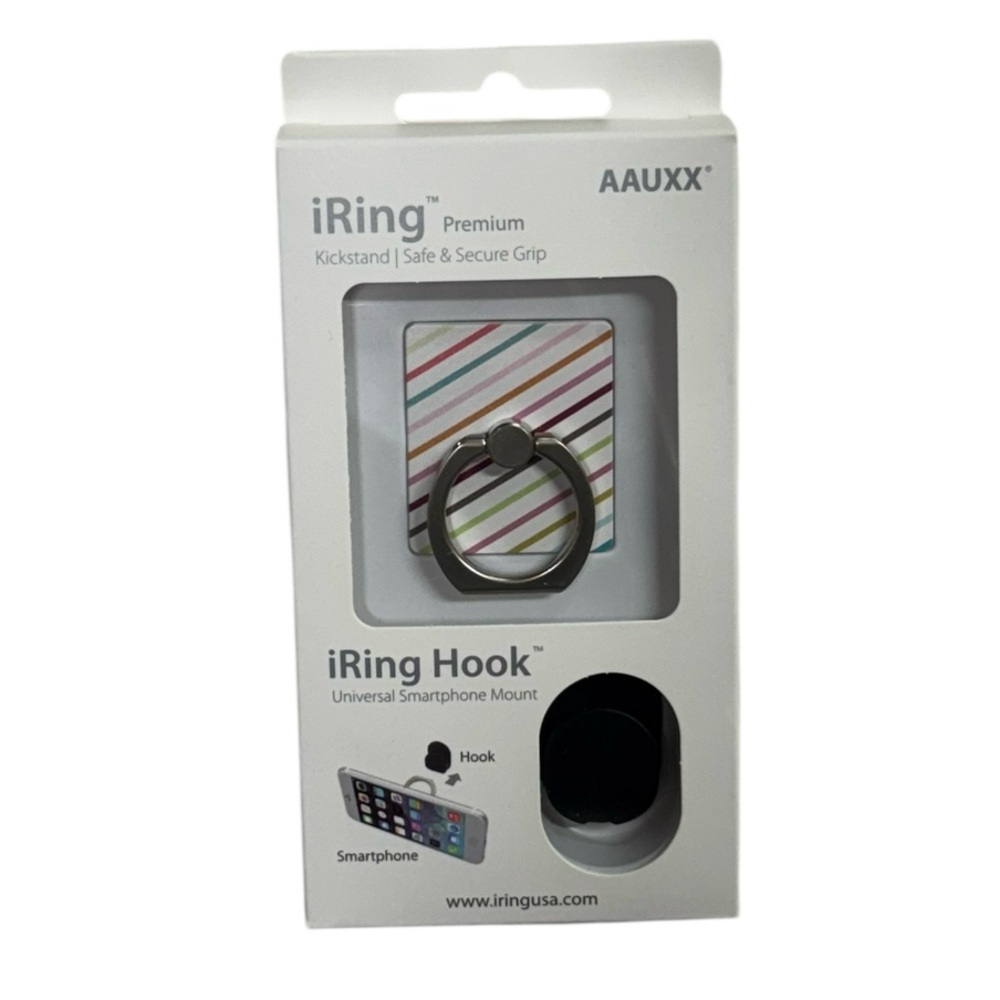 iRing Hook phone ring holder attachment with hook brand new in box never used!
